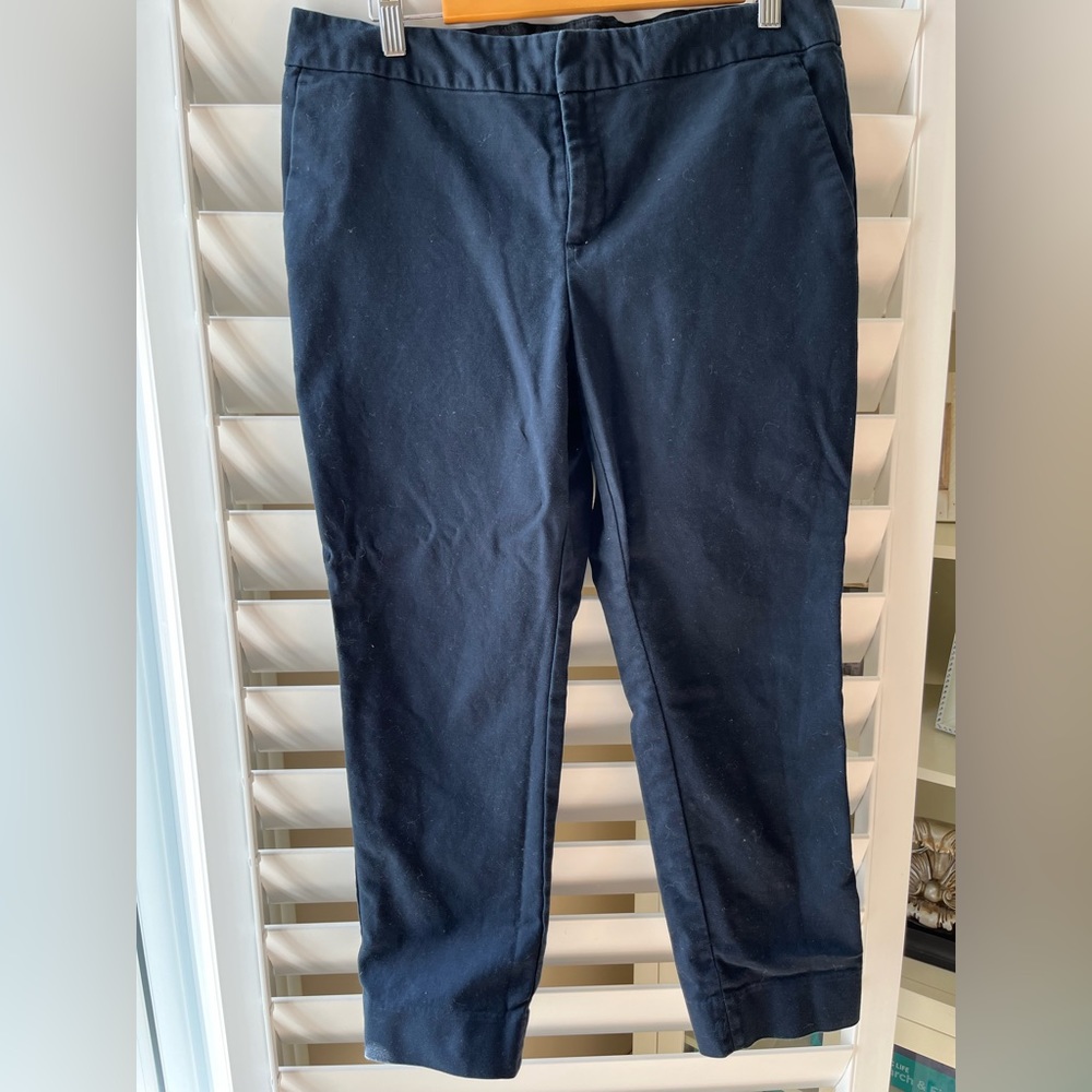 Navy crop pants - Banana Republic Hampton fit